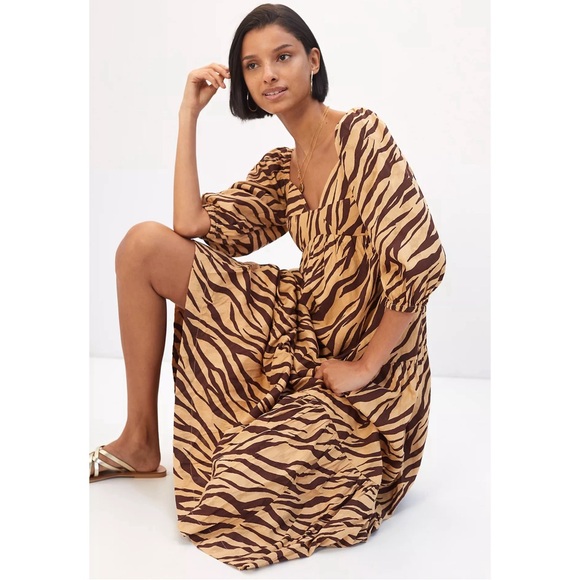 Anthropologie Blossom Maxi Dress NWT Size Medium - RARE Dress - Picture 2 of 14